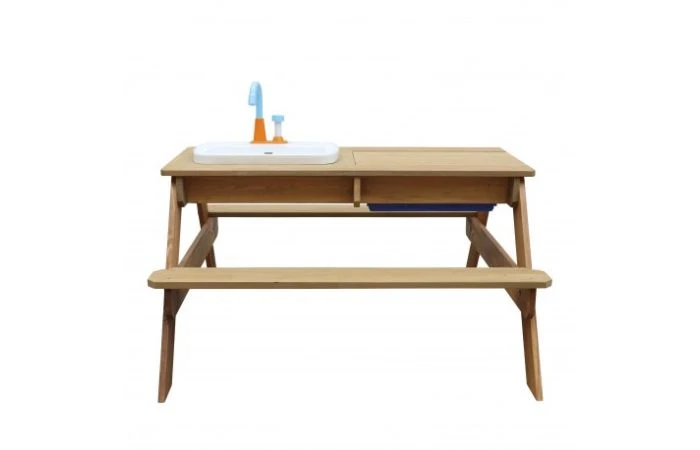 AXI Emily Zand & Water Picknicktafel Met Speelkeuken Wastafel Bruin 11 AXI Emily Zand & Water Picknicktafel Met Speelkeuken Wastafel Bruin - Afbeelding 9