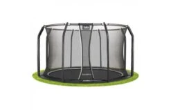 Salta Trampoline Inground Royal Baseground Combo 305 Cm Met Veiligheidsnet - Antraciet Zwart
