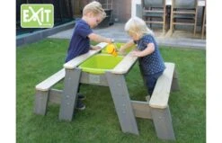 EXIT Aksent Zand-,Water- En Picknicktafel L (2 Bankjes) -Buitenspeelgoed Winkel 45f65d2ea22360912b2b1f1f24f628dda53b300558520c767922355a8dcab5a2