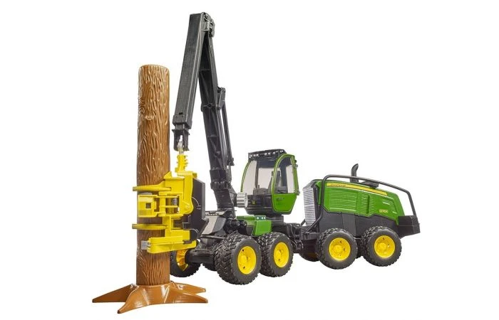 Bruder 2135 John Deere 127G Met Boomstam 3 Bruder 2135 John Deere 127G Met Boomstam