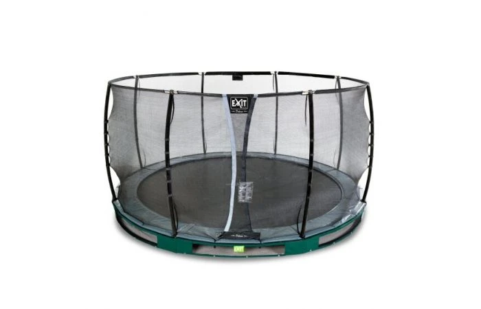 EXIT Elegant Premium Inground Trampoline Met Deluxe Veiligheidsnet 366 Groen 4 EXIT Elegant Premium Inground Trampoline Met Deluxe Veiligheidsnet 366 Groen - Afbeelding 2