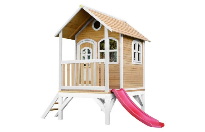 Axi Speelhuis Tom (bruin/wit) 4 Axi Speelhuis Tom (bruin/wit) - Afbeelding 2