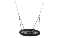 KBT Nestschommel Rosette Rond Zwart/zwart Openbaar