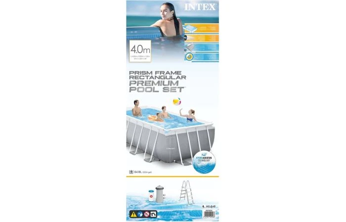 Intex Prism Frame Zwembad 400x200x122 Cm 10 Intex Prism Frame Zwembad 400x200x122 Cm - Afbeelding 8