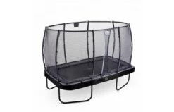EXIT Elegant Premium Trampoline Met Deluxe Veiligheidsnet 214x366 Zwart -Buitenspeelgoed Winkel 53fb4c09f4a73c50faa97740089bbe80207a34b53f43499a925dce7ab6e96afa