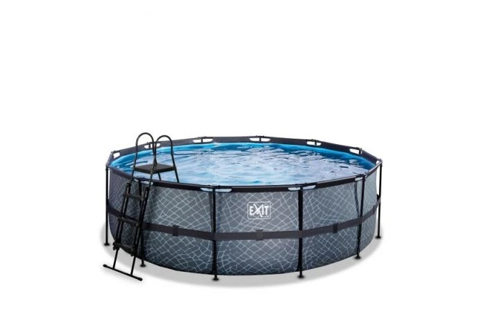 EXIT Zwembad ø427x122cm Met Filterpomp 3 EXIT Zwembad ø427x122cm Met Filterpomp