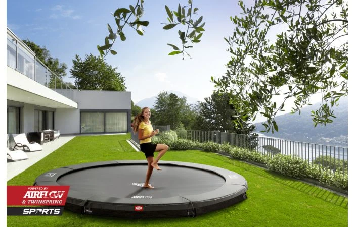 BERG Champion InGround Trampoline Sports 330 Zwart 4 BERG Champion InGround Trampoline Sports 330 Zwart - Afbeelding 2
