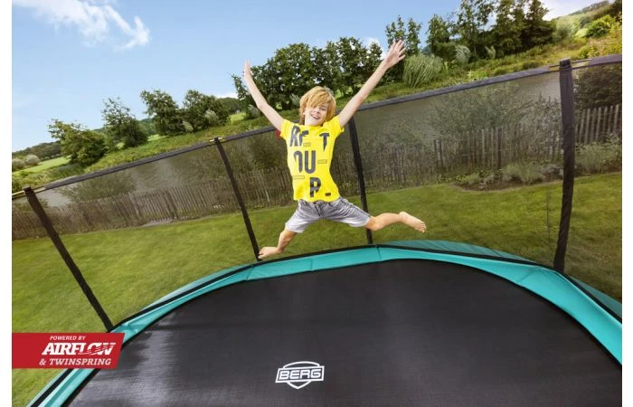 BERG Grand Champion InGround 520x345 Groen + Veiligheidsnet Deluxe Xl 5 BERG Grand Champion InGround 520x345 Groen + Veiligheidsnet Deluxe Xl - Afbeelding 3