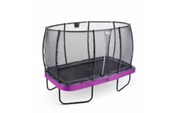EXIT Elegant Premium Trampoline Met Deluxe Veiligheidsnet 214x366 Paars -Buitenspeelgoed Winkel 5789edc759750d829fd30dd71daeaba73acf09cfbca6b8eab6abca8fb6a8555e