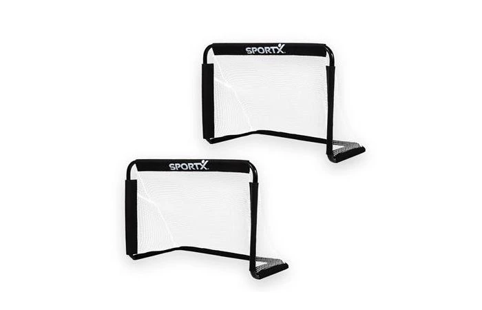 SportX Metalen Voetbaldoel Set 2 Goals 78X56X45CM 3 SportX Metalen Voetbaldoel Set 2 Goals 78X56X45CM
