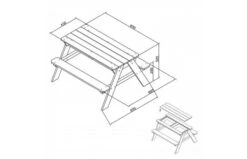 Sunny Dave Zand & Water Picknicktafel -Buitenspeelgoed Winkel 5c0bf24ac0cde7fd49ed471896b16915e4b48523179bcc099bb78e6926f1ba57