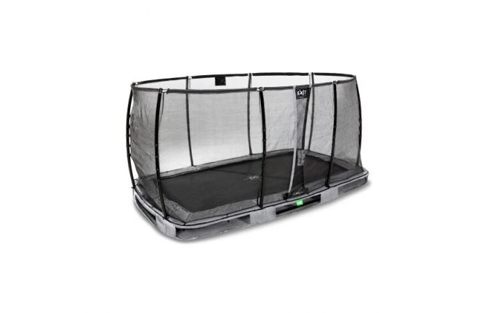 EXIT Elegant Premium Inground Trampoline Met Deluxe Veiligheidsnet 244x427 Grijs 4 EXIT Elegant Premium Inground Trampoline Met Deluxe Veiligheidsnet 244x427 Grijs - Afbeelding 2