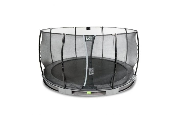 EXIT Elegant Inground Trampoline Met Economy Veiligheidsnet 366 Grijs 4 EXIT Elegant Inground Trampoline Met Economy Veiligheidsnet 366 Grijs - Afbeelding 2