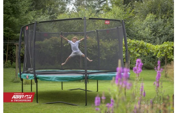 BERG Grand Champion Regular 520x345 Groen + Veiligheidsnet Deluxe 4 BERG Grand Champion Regular 520x345 Groen + Veiligheidsnet Deluxe - Afbeelding 2