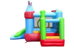 Happy Hop Springkussen Castle Bouncer With Farmyard Ballpit