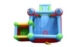 Happy Hop Springkussen Castle Bouncer With Farmyard Ballpit -Buitenspeelgoed Winkel 6933491991127 5