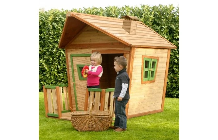 Axi Jesse Speelhuis Bruin/groen 6 Axi Jesse Speelhuis Bruin/groen - Afbeelding 5