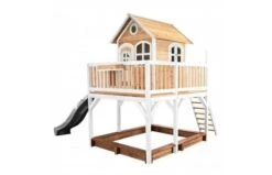 Axi Speelhuis Liam (bruin/wit) -Buitenspeelgoed Winkel 6e16ca71a72012dd4885edbb809746d6c1d2904cf49216991e01519f8ce96451