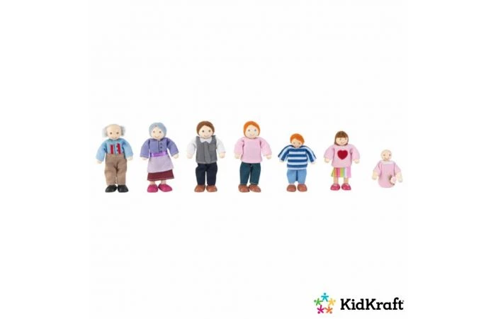 KidKraft Poppenfamilie Van 7 8 KidKraft Poppenfamilie Van 7 - Afbeelding 6