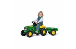 Rolly Toys RollyKid John Deere Traptractor Met Aanhanger -Buitenspeelgoed Winkel 704 1219 2