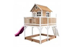 Axi Speelhuis Liam (bruin/wit) -Buitenspeelgoed Winkel 718ec024bbfb56893b7bd8512db4f2b7cd58e6da89796a23a035deb365cf1632
