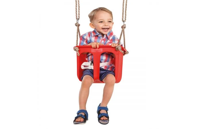 Babyzitje In Rigide Kunststof Rood 3 Babyzitje In Rigide Kunststof Rood