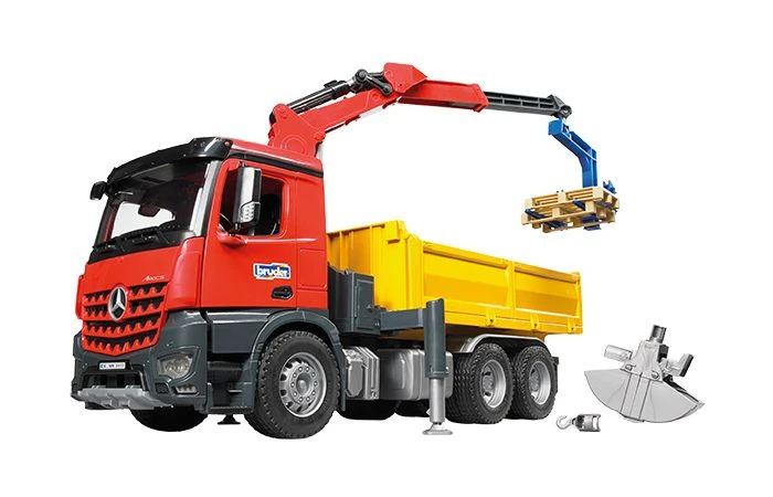 Bruder 3651 MB Vrachtwagen Arocs Met Palletkraan 3 Bruder 3651 MB Vrachtwagen Arocs Met Palletkraan