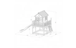 Axi Speelhuis Liam (bruin/wit) -Buitenspeelgoed Winkel 7be3eb58d3755cc59bb8e5bf78787ae6b06e56b24629538fc749f4ccbff30d90