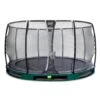 EXIT Elegant Premium Inground Trampoline Met Deluxe Veiligheidsnet 427 Groen