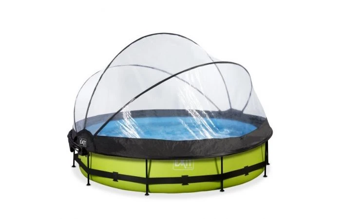 EXIT Zwembad ø360x76cm Met Overkapping, Schaduwdoek En Filterpomp 10 EXIT Zwembad ø360x76cm Met Overkapping, Schaduwdoek En Filterpomp - Afbeelding 8