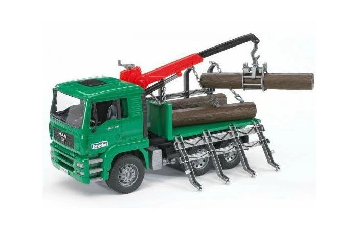 Bruder 2769 MAN Bomentransport Met Kraan 3 Bruder 2769 MAN Bomentransport Met Kraan