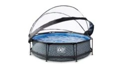 EXIT Zwembad ø300x76cm Met Overkapping En Filterpomp