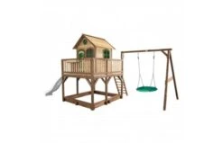 Axi Speelhuis Liam Met Summer Nestschommel (bruin/groen) -Buitenspeelgoed Winkel 85dc2b934f16ab5fba75367f44cc2664507f76e5484a3698ba4c1216d25663db