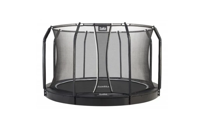 Salta Trampoline Inground Royal Baseground Combo 305 Cm Met Veiligheidsnet - Antraciet Zwart 4 Salta Trampoline Inground Royal Baseground Combo 305 Cm Met Veiligheidsnet - Antraciet Zwart - Afbeelding 2