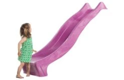 Glijbaan Met Golf REX Voor Platformhoogte 120 Cm - Paars