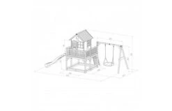 Axi Speelhuis Liam Met Summer Nestschommel (bruin/groen) -Buitenspeelgoed Winkel 8c957437ce267d6734dcf78115854d070faa515bb1e3194fc4fada70634656cb