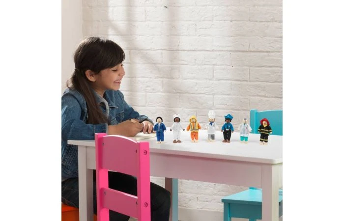 KidKraft Poppen Set- Beroepen 6 KidKraft Poppen Set- Beroepen - Afbeelding 4