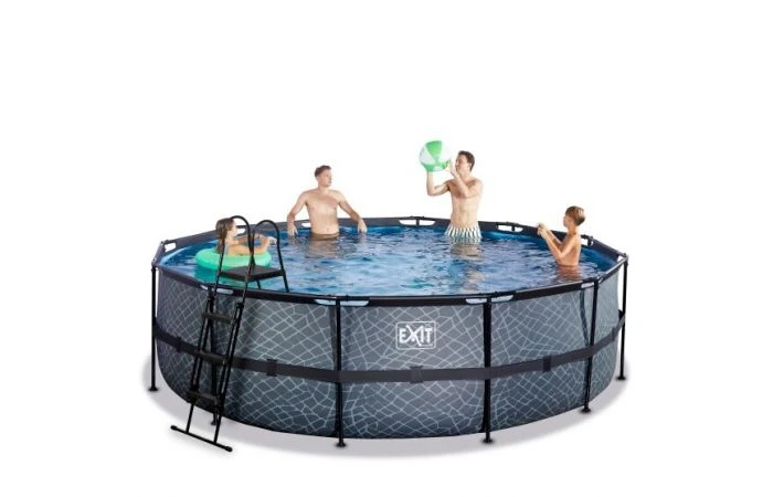 EXIT Zwembad ø488x122cm Met Zandfilterpomp 6 EXIT Zwembad ø488x122cm Met Zandfilterpomp - Afbeelding 4