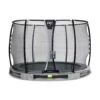 EXIT Elegant Premium Inground Trampoline Met Deluxe Veiligheidsnet 305 Grijs