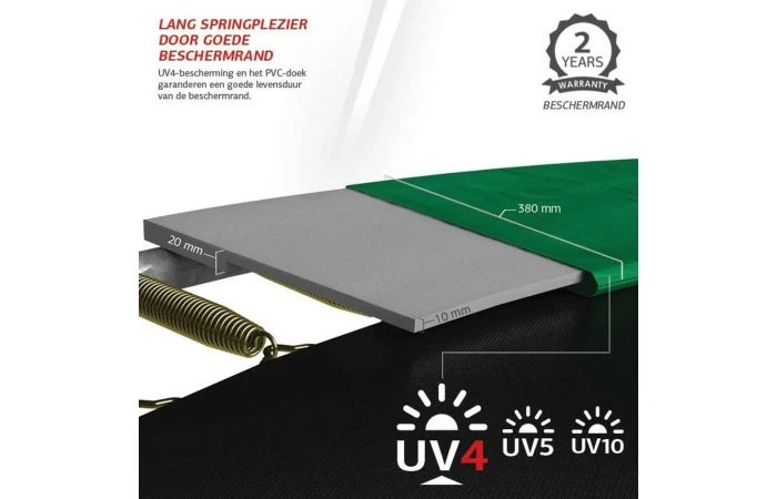 BERG Favorit Regular 380 Zwart + Veiligheidsnet Comfort 8 BERG Favorit Regular 380 Zwart + Veiligheidsnet Comfort - Afbeelding 6