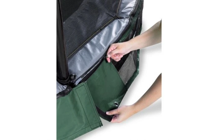 EXIT Elegant Inground Trampoline Met Economy Veiligheidsnet 366 Groen 6 EXIT Elegant Inground Trampoline Met Economy Veiligheidsnet 366 Groen - Afbeelding 4