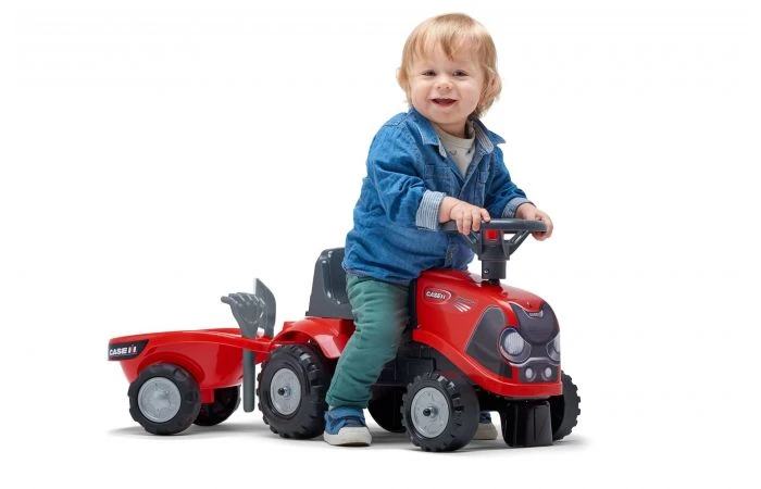 Falk Baby Case IH Ride-On Looptractor Rood 5 Falk Baby Case IH Ride-On Looptractor Rood - Afbeelding 3