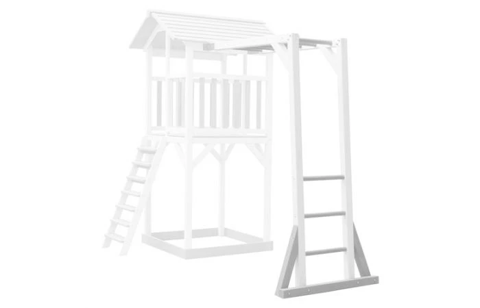 AXI Beach Tower Klimrek (grijs/wit) 4 AXI Beach Tower Klimrek (grijs/wit) - Afbeelding 2