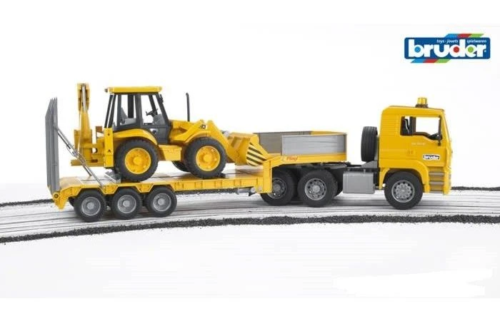 Bruder 2776 MAN Dieplader Met JCB 3 Bruder 2776 MAN Dieplader Met JCB