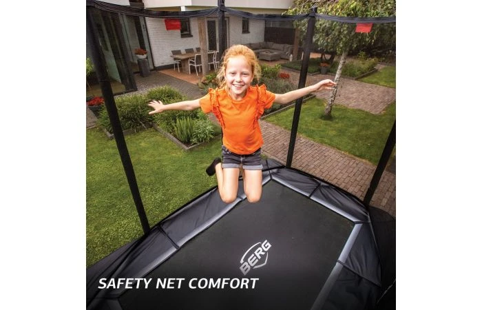 BERG Ultim Favorit InGround 330 Zwart + Veiligheidsnet Comfort 4 BERG Ultim Favorit InGround 330 Zwart + Veiligheidsnet Comfort - Afbeelding 2