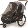 Bobike Fietskar Trailer 2-Kinderen Zwart/Grijs 2 In 1 -Buitenspeelgoed Winkel ahwb001x2400