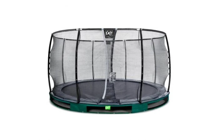 EXIT Elegant Premium Inground Trampoline Met Deluxe Veiligheidsnet 366 Groen 3 EXIT Elegant Premium Inground Trampoline Met Deluxe Veiligheidsnet 366 Groen