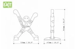 Exit X-Man Safety Keeper -Buitenspeelgoed Winkel b630c7685ecc726148361ae6b13307d22fea43c27efc4d967a5e38b46dc71697
