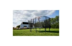 EXIT PeakPro Trampoline Met Veiligheidsnet 305x519 Zwart -Buitenspeelgoed Winkel b962b3bd757498304c01df644ef0e32c6117cee3b83a731297bc51d47e8b7b5c