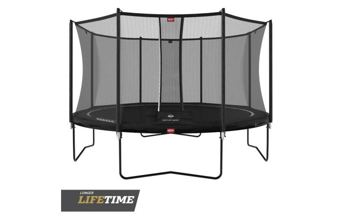 BERG Favorit Regular 380 Zwart + Veiligheidsnet Comfort 3 BERG Favorit Regular 380 Zwart + Veiligheidsnet Comfort